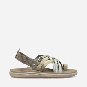 Teva Voya Strappy Damen Sandalen Olivgrün (Österreich)